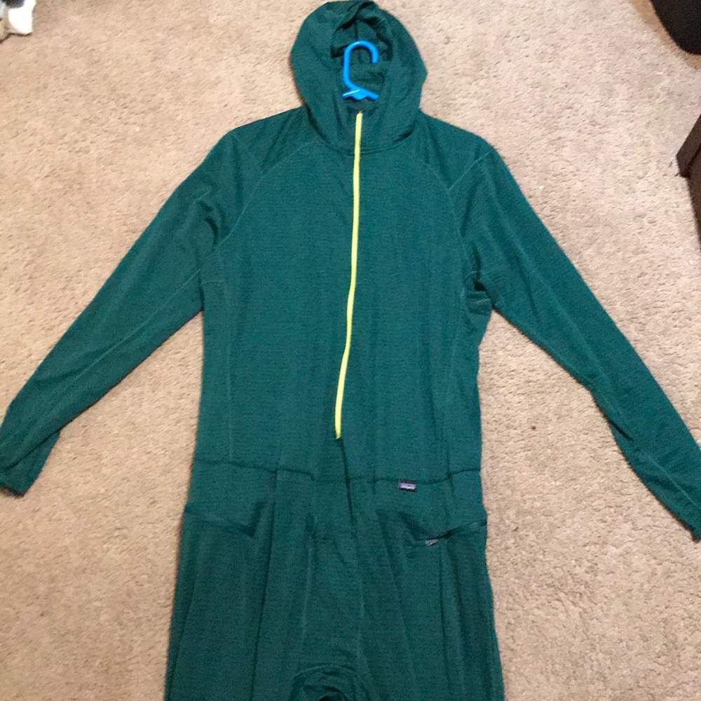 Skiing thermal one piece suit